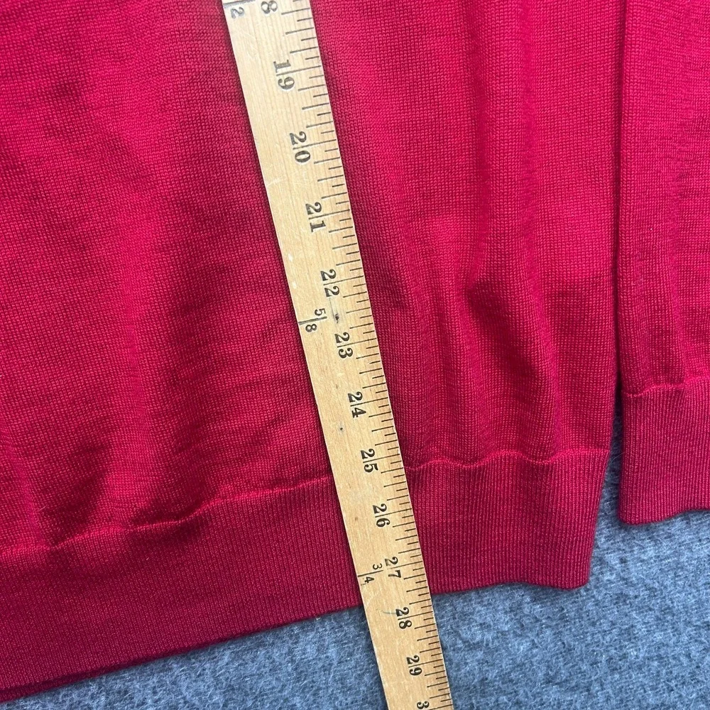 Banana Republic Italian Merino Wool Sweater Mens Large Crewneck‎ Old Money Quiet